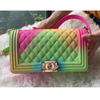  Add to CompareShare High quality trendy colorful jelly quilted crossbody bag shoulder hand bags 2019 women lady handbags 