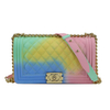 Fashion rainbow chain bags lady colorful handbags purse handbags for women